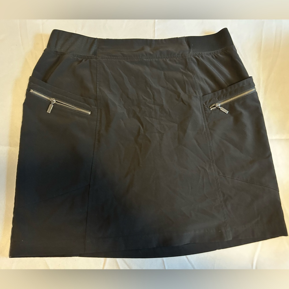 Chico's Zenergy® UPF Neema Rib-Mix Skort Tennis Golf Pickleball